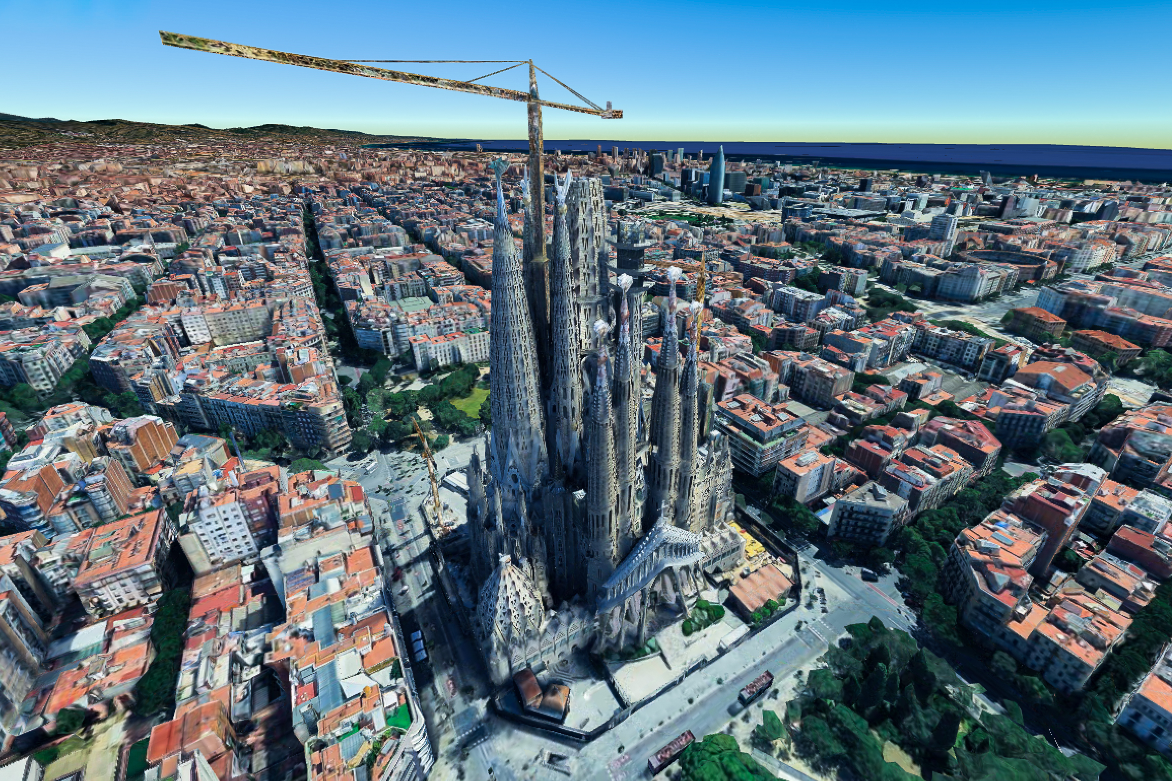 サグラダ・ファミリアのフライトイメージ