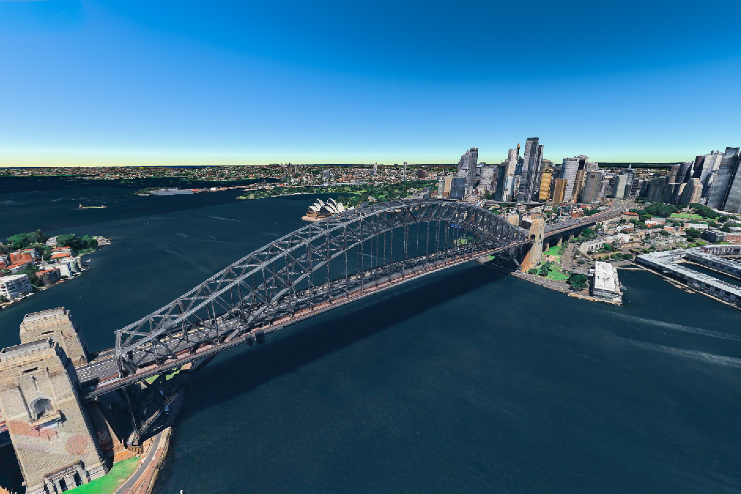 シドニー・ハーバーブリッジのフライトイメージ